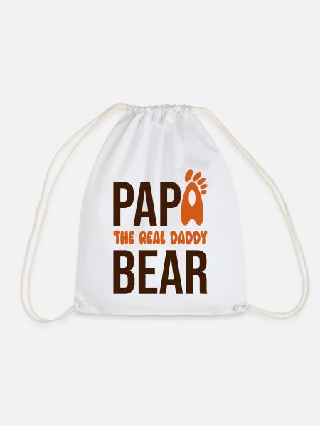 Papá Oso: El Real Daddy - Turnbeutel - Weiß