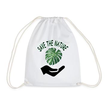Nature Conservation Nature Lovers Nature Climate Gift - Drawstring Bag - white - Front