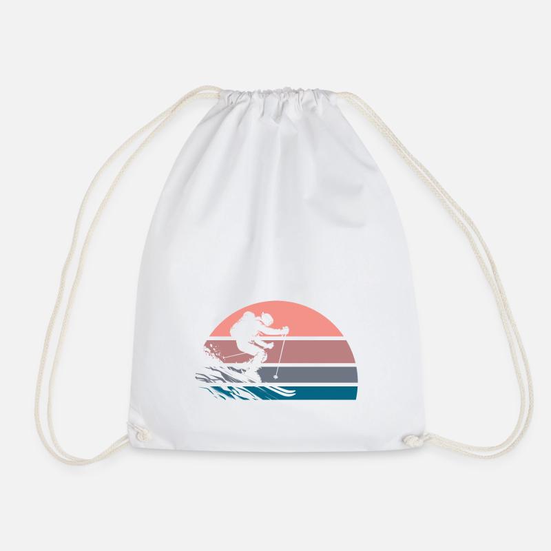 Powderday - Drawstring Bag - white