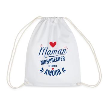 éternel amour cadeau maman - Sac de sport léger - blanc - Devant
