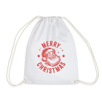 Joyeux Noël Père Noël - Sac de sport léger - blanc - Devant