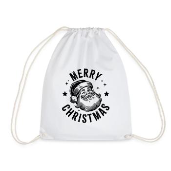 Joyeux Noël Père Noël - Sac de sport léger - blanc - Devant