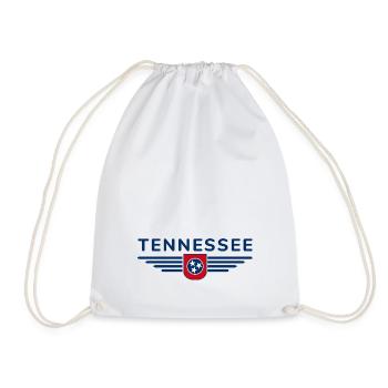 T-shirt de fan du Tennessee – Musique et amour de la maison - Sac de sport léger - blanc - Devant