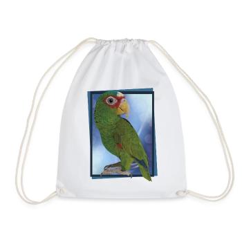 Perroquet à front blanc - Sac de sport léger - blanc - Devant
