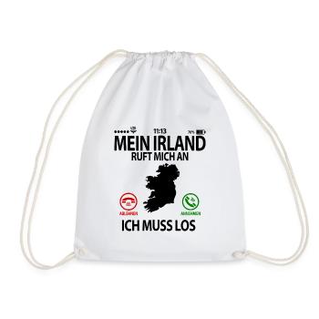 Irland Abschiedsgeschenk für Fans Liebhaber Lustig - Turnbeutel - Weiß - Vorne