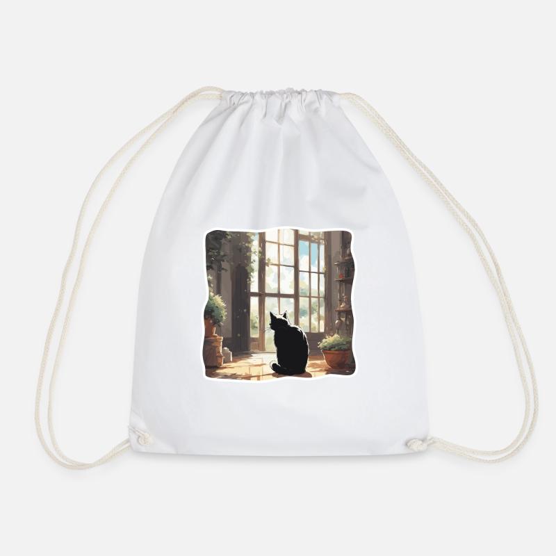 Anime / Comic / Japanese / Animation / Cartoon - Drawstring Bag - white