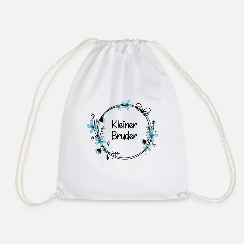 Kleiner Bruder - Turnbeutel - Weiß