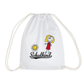 Schulkind - Turnbeutel - Weiß - Vorne