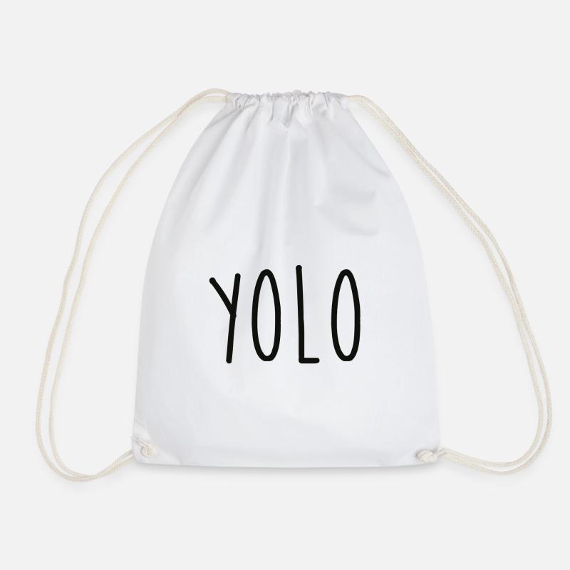 Yolo - Turnbeutel - Weiß