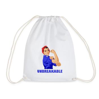 Unbreakable Strong Women Girl Power Feminismus - Turnbeutel - Weiß - Vorne