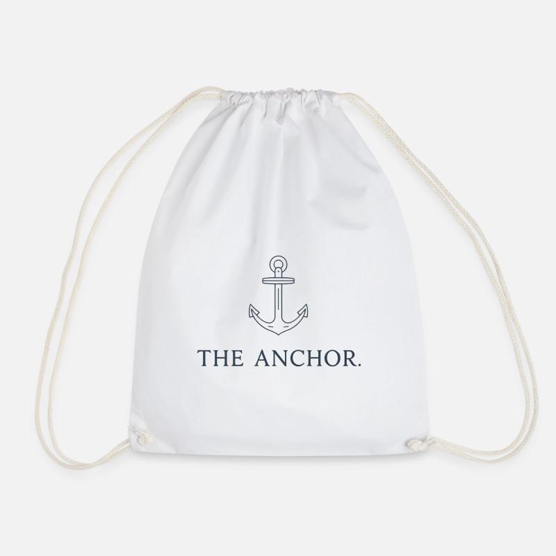THE ANCHOR. - Turnbeutel - Weiß