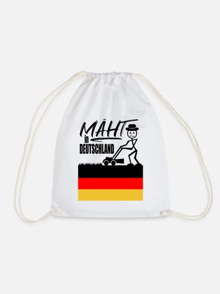 Mäht in Deutschland - Turnbeutel - Weiß