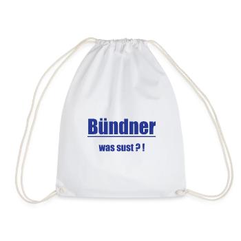 Graubünden What Sust?! - Drawstring Bag - white - Front