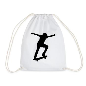 Skateboard - Sac de sport léger - blanc - Devant