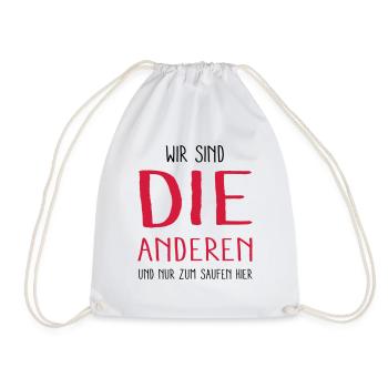 die anderen - Turnbeutel - Weiß - Vorne