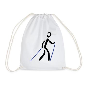 Nordic Walking 2C - Sac de sport léger - blanc - Devant