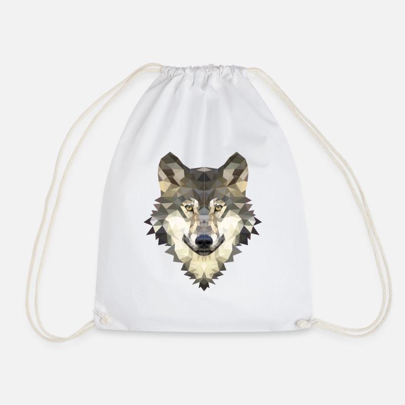 Polygon Wolf - Turnbeutel - Weiß