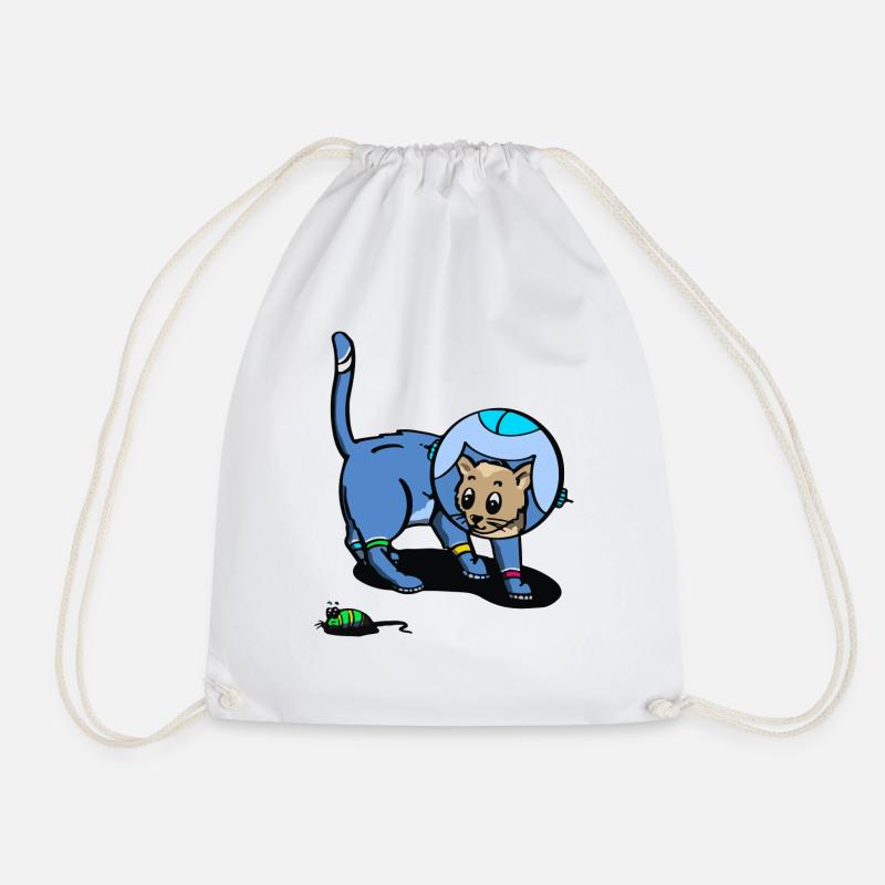 Spacefarm Colony Cat 1 - Turnbeutel - Weiß