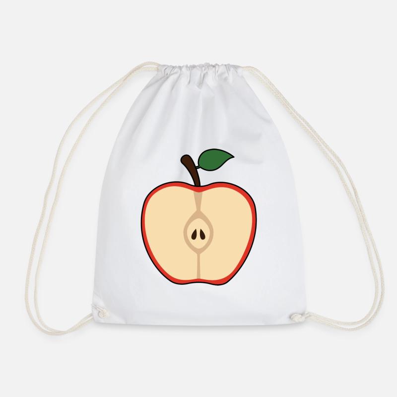 Apfel - Turnbeutel - Weiß