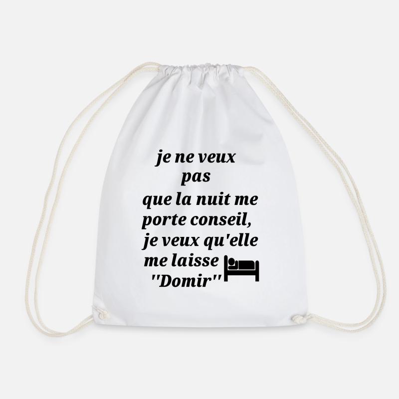 drôle d'expression - Sac de sport léger - blanc