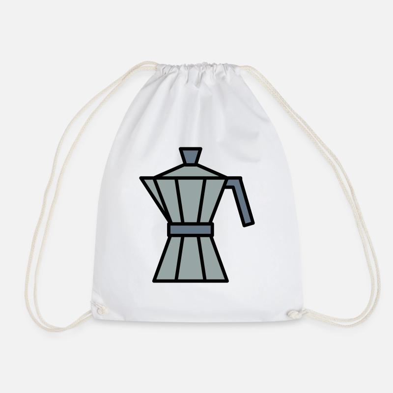 Coffe Bialetti - Turnbeutel - Weiß