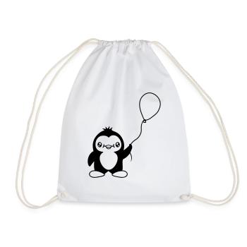 Ballon Enfant Pingouin - Sac de sport léger - blanc - Devant