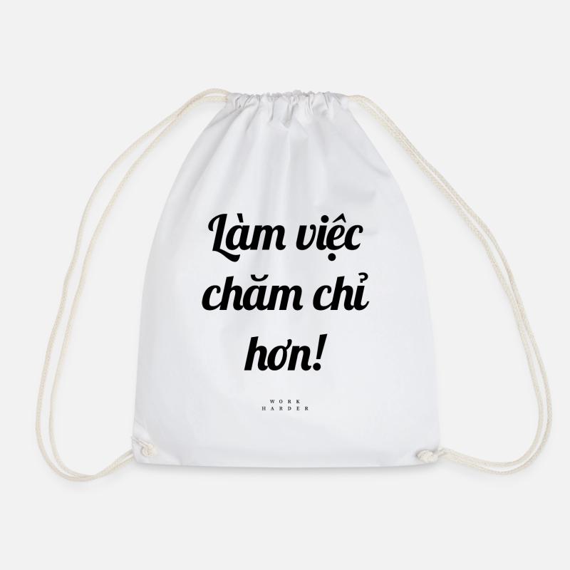 Vietnamesisch Spruch - Turnbeutel - Weiß