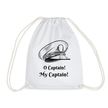 O Captain! My Captain! - Turnbeutel - Weiß - Vorne