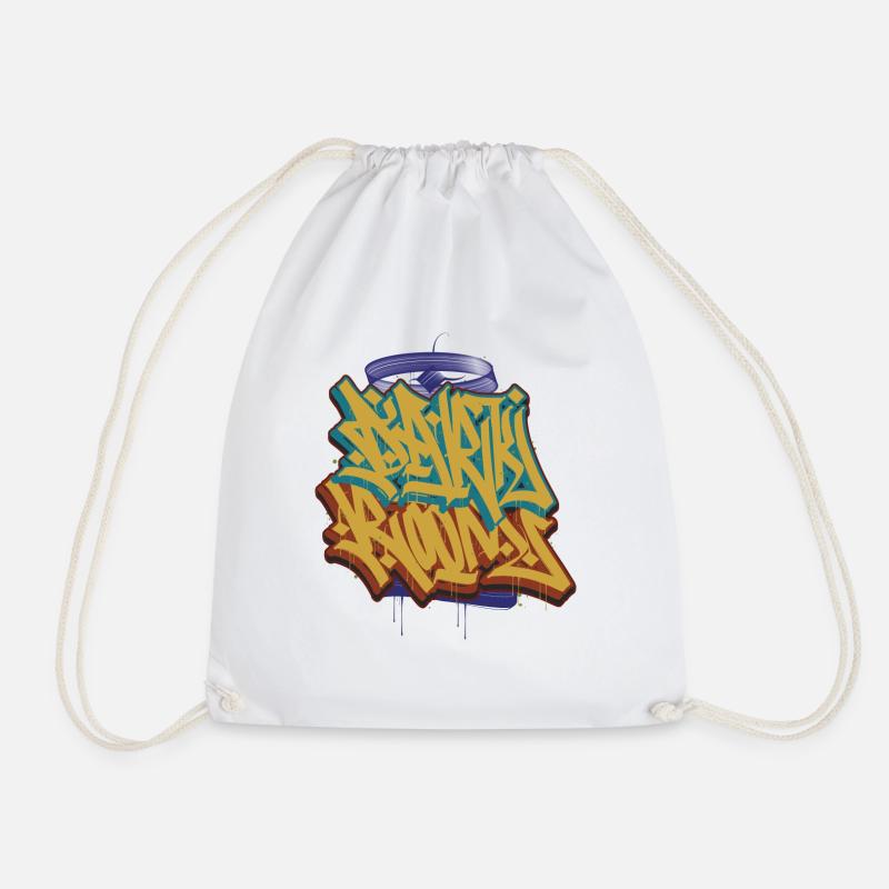 Dark room - Drawstring Bag - white