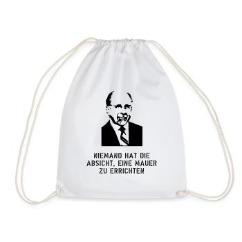 Walter Ulbricht - Turnbeutel - Weiß - Vorne
