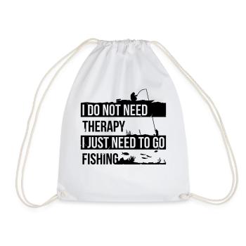 I Need to go Fishing - Turnbeutel - Weiß - Vorne
