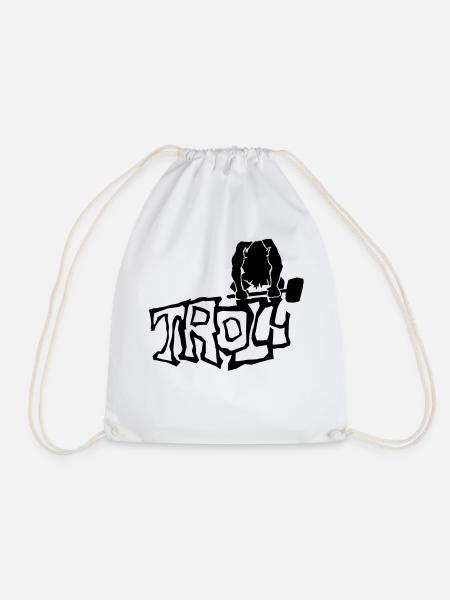Troll - Turnbeutel - Weiß