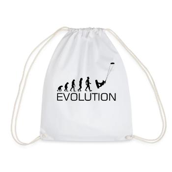 Kitesurfing Evolution Tshirt Kite Men Women - Drawstring Bag - white - Front