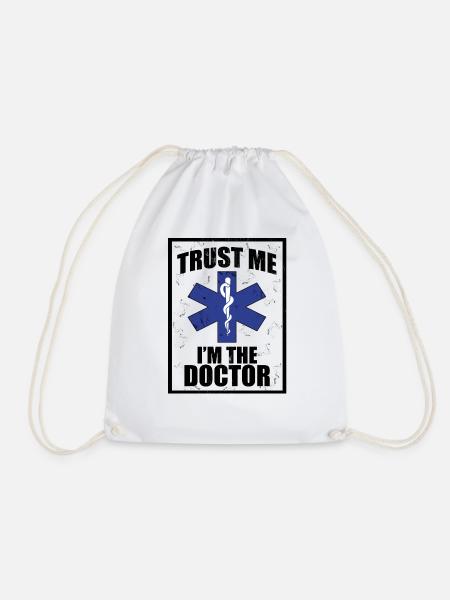Doktor Arzt Medizin Ärztin Mediziner Geschenk - Turnbeutel - Weiß