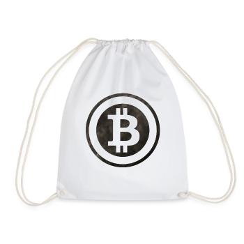 Bitcoin - Drawstring Bag - white - Front