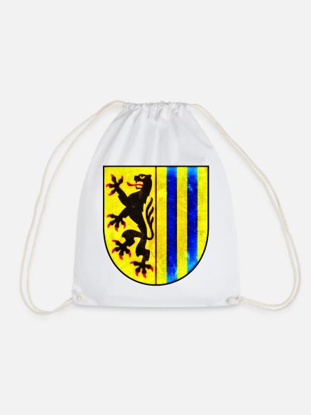 Leipzig - Leipziger Wappen - Turnbeutel - Weiß