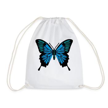 Papillon - Sac de sport léger - blanc - Devant