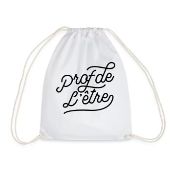 Prof de l'être - Prof de Français - Sac de sport léger - blanc - Devant