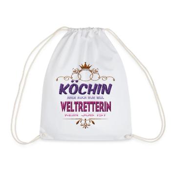 Köchin Weltretterin - Turnbeutel - Weiß - Vorne