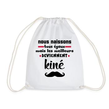 NOUS NAISSONS EGAUX - Sac de sport léger - blanc - Devant