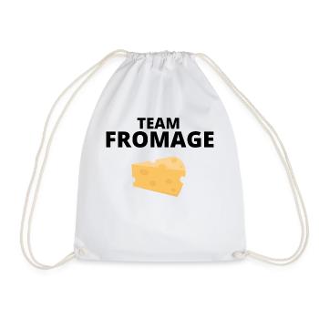 Team fromage - Sac de sport léger - blanc - Devant