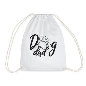 Dog Dad - Turnbeutel - Weiß - Vorne