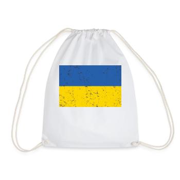 L’Ukraine signale distressed cool - Sac de sport léger - blanc - Devant