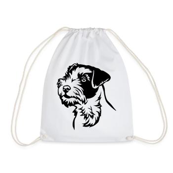 Parson Russell Terrier Tête - Sac de sport léger - blanc - Devant
