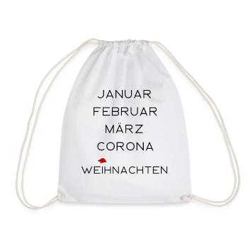 Outfit für Weihnachten / Jahreszeiten - Turnbeutel - Weiß - Vorne