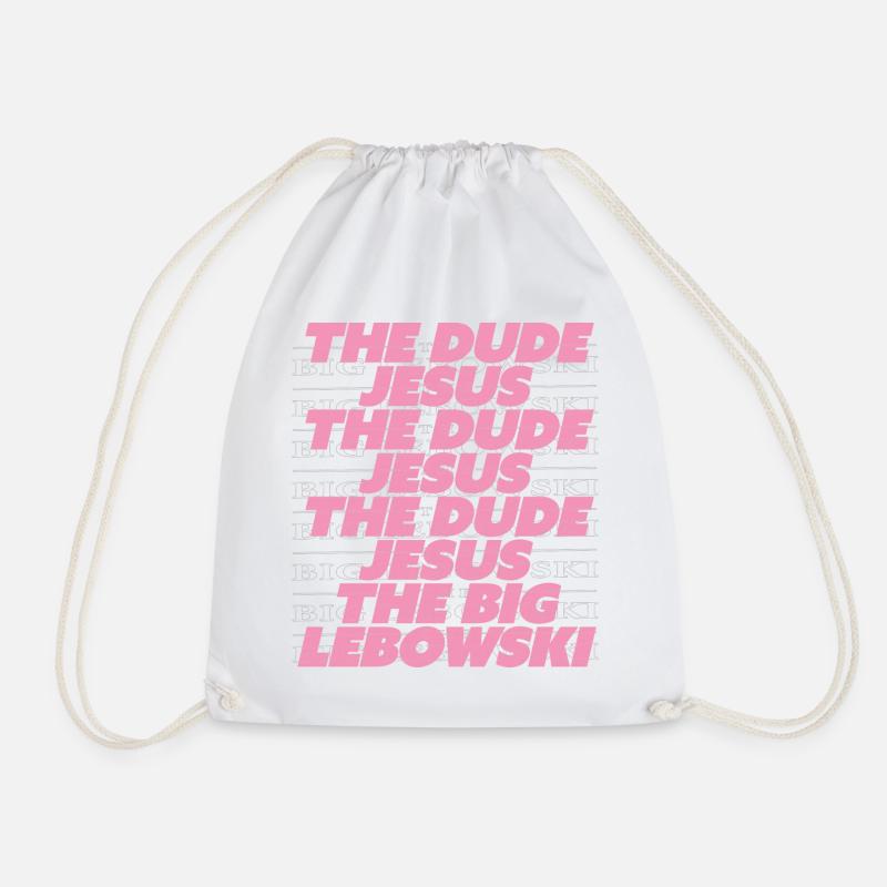 The Big Lebowski - Der Dude Und Jesus - Turnbeutel - Weiß