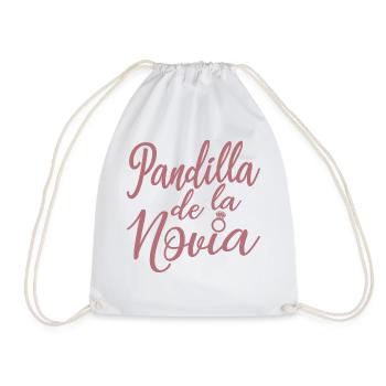 Pandilla de la Novia Bride's Gang Bridesmaid Gift - Drawstring Bag - white - Front