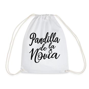 Pandilla de la Novia Bride's Gang Bridesmaid Gift - Drawstring Bag - white - Front