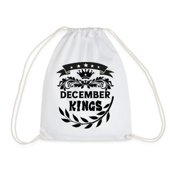 December Kings - Drawstring Bag - white - Front
