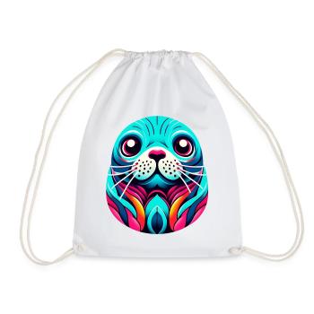 Phoque - Sac de sport léger - blanc - Devant